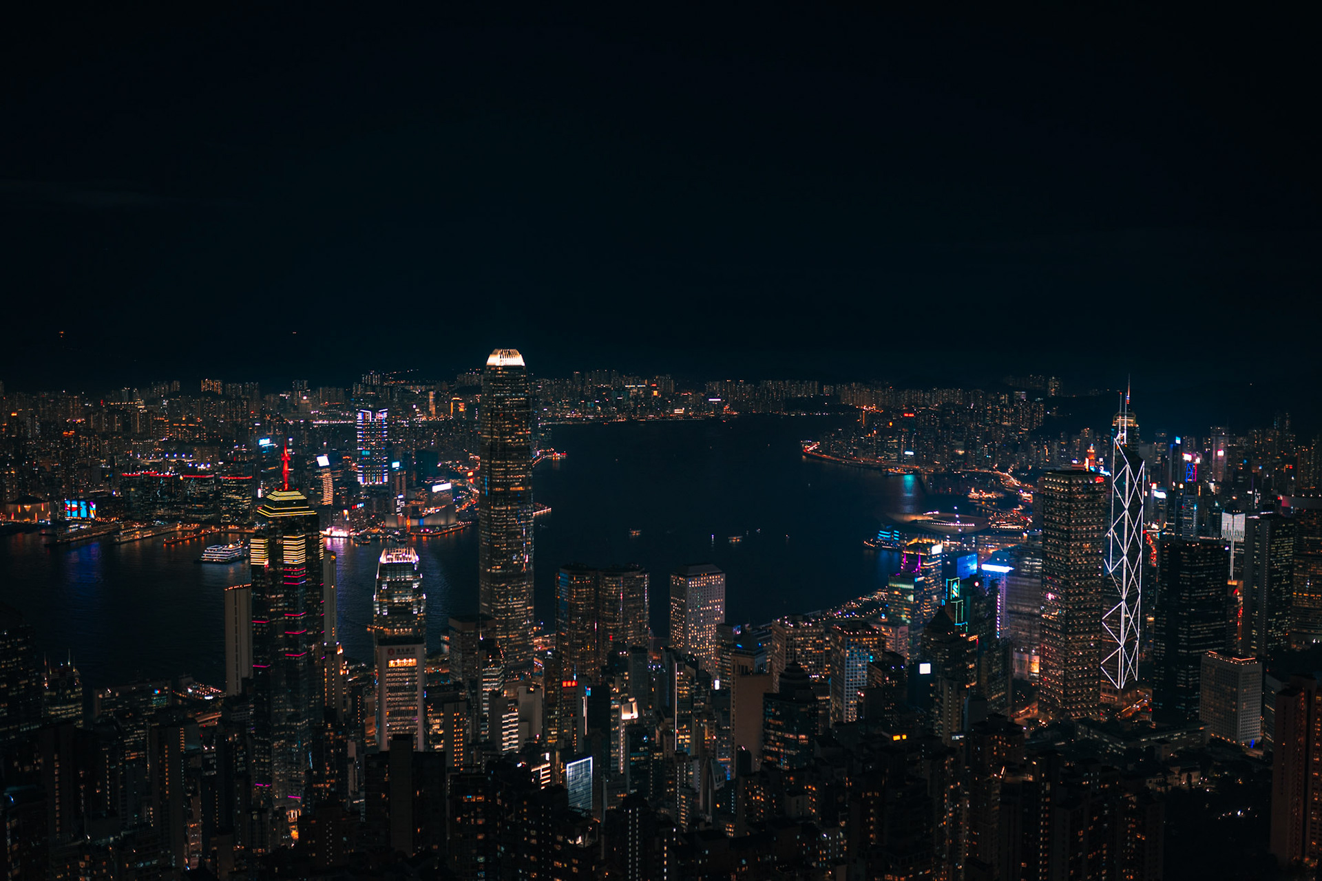 From the Peak view.