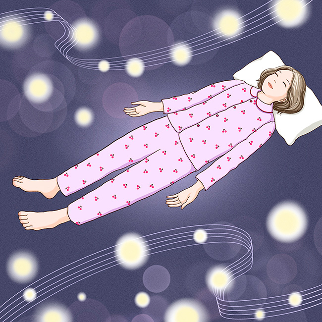 マキノ出版「ゆほびか」サヌカイトの祈りCD体験談イラスト