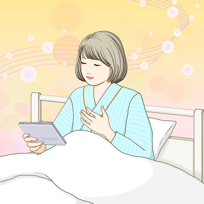 マキノ出版「ゆほびか」サヌカイトの祈りCD体験談イラスト