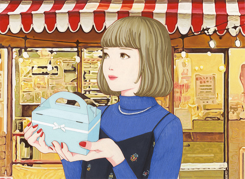 週末のケーキ