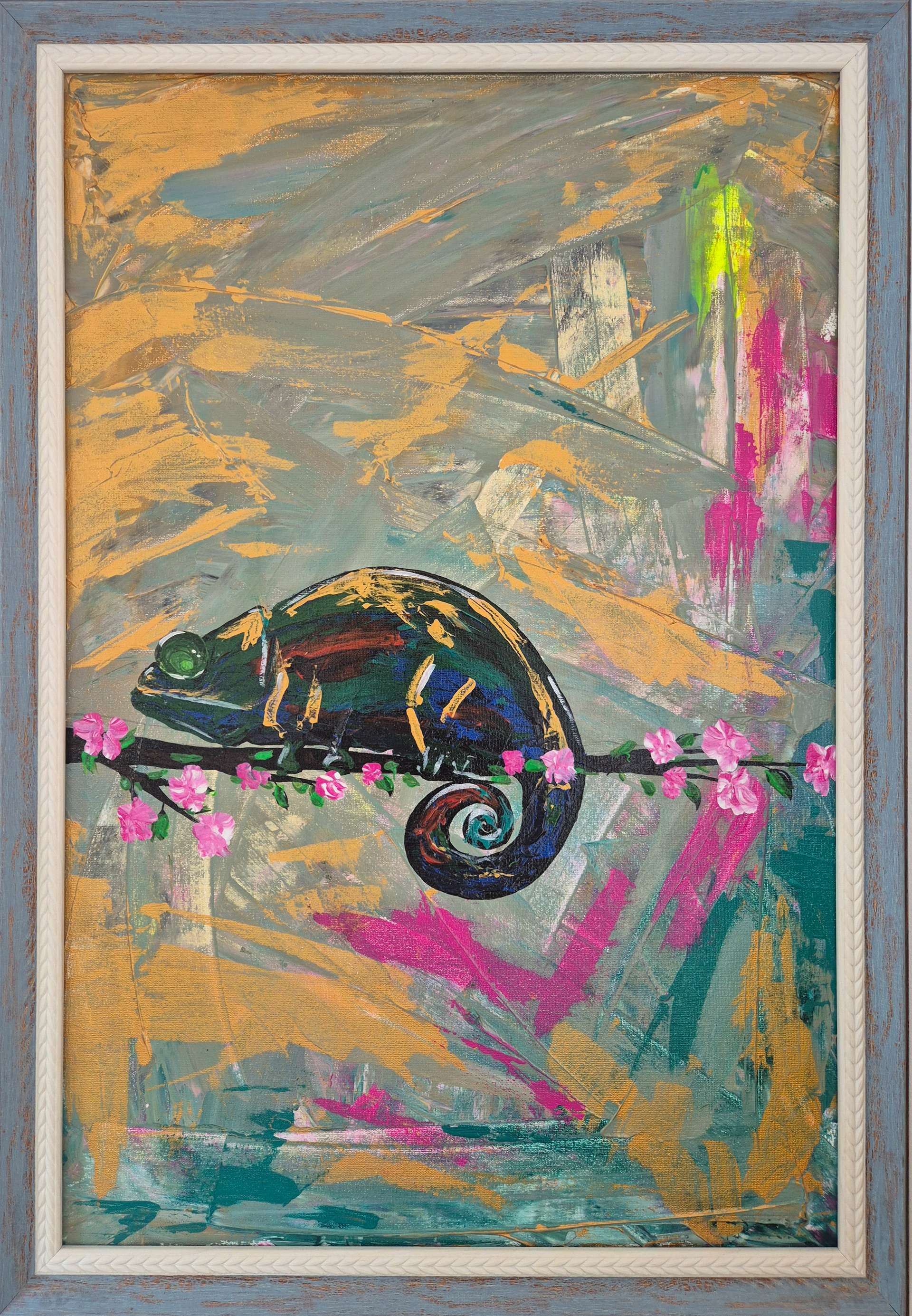 From series "ISLAND"; acrylic, canvas; 60x40 cm; SOLD