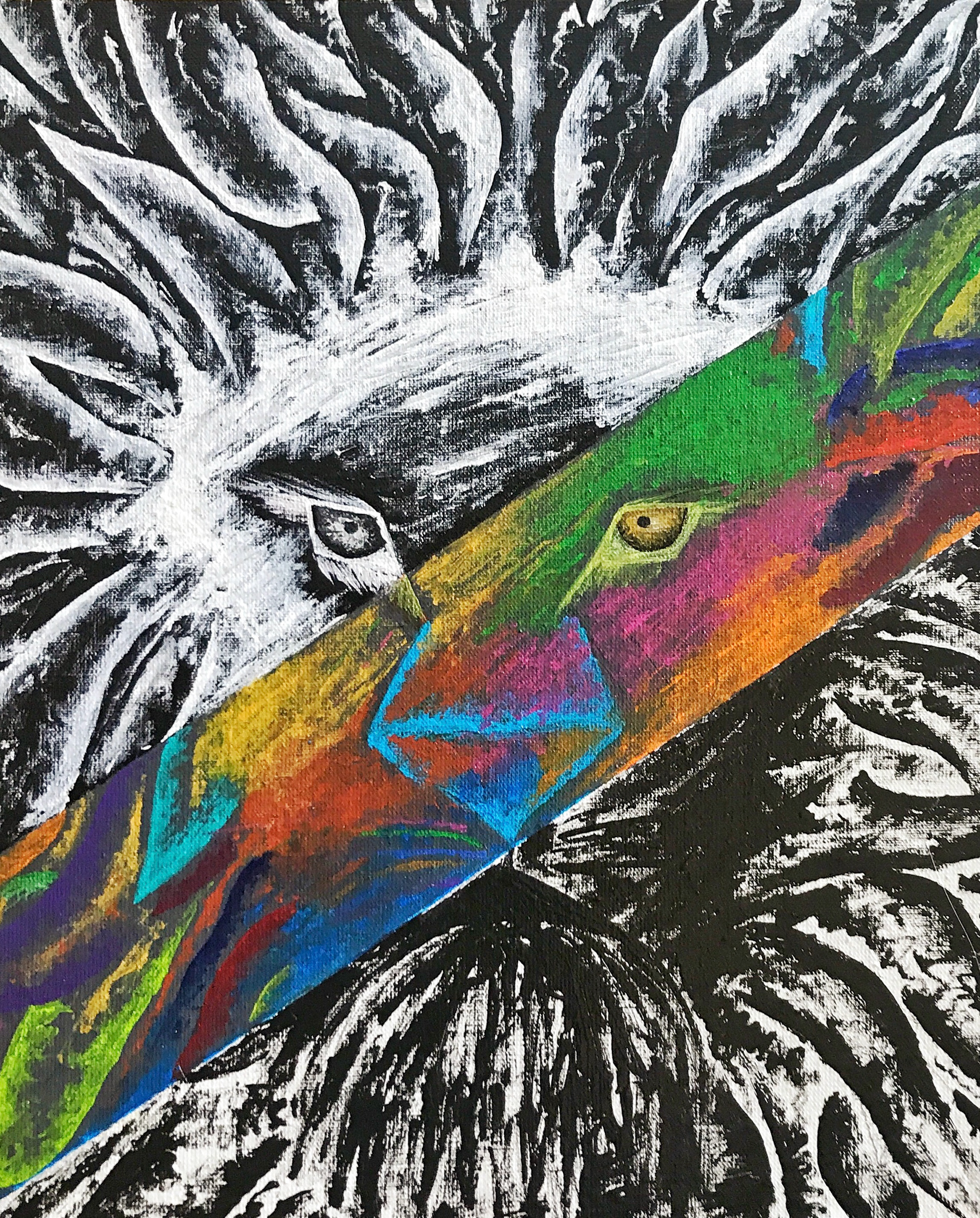 "UP: LION" (2017); SOLD