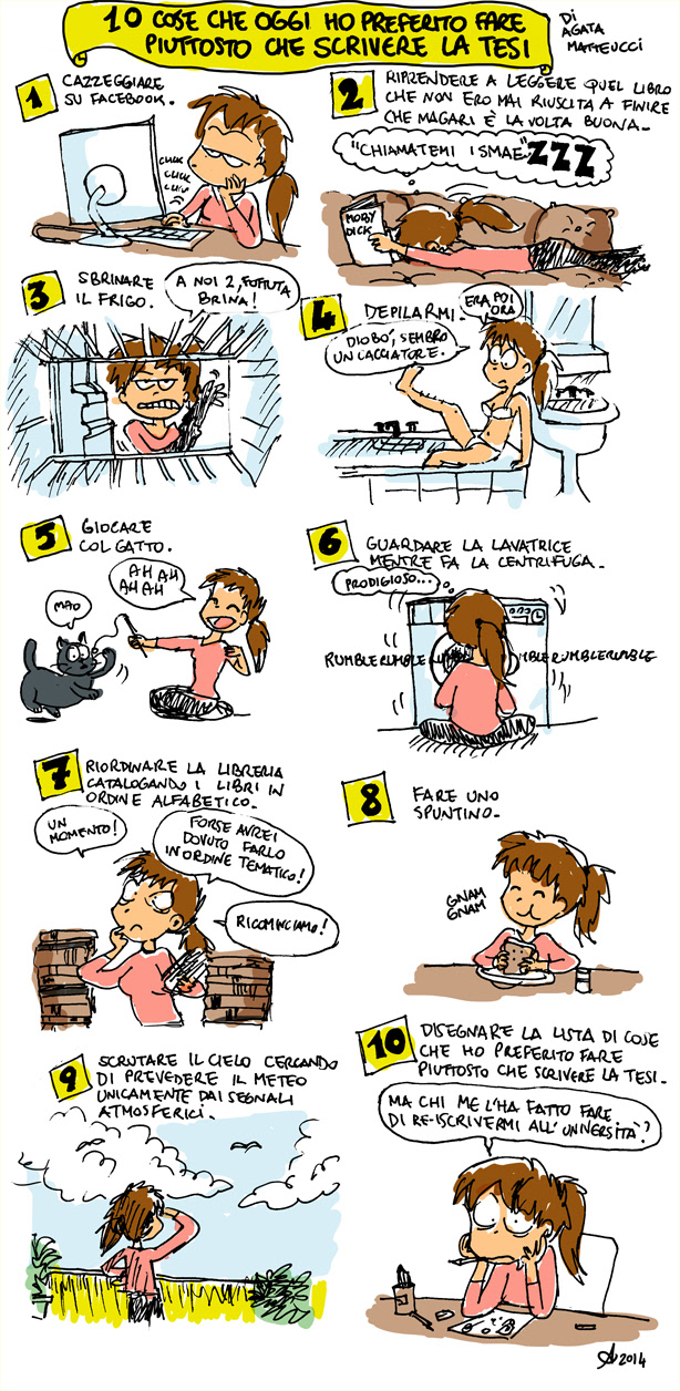 Cose che ho fatto invece di scrivere la tesi