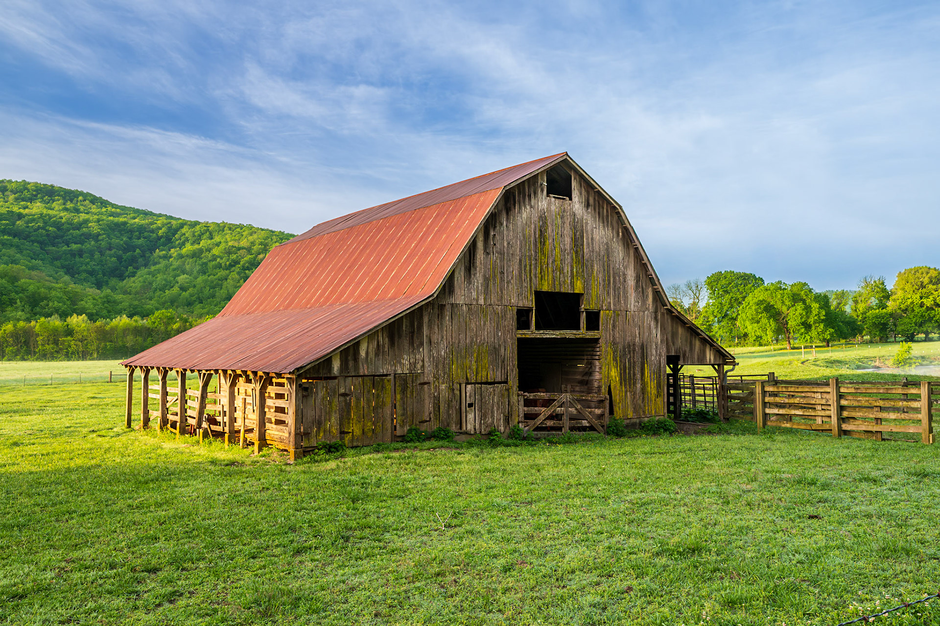 Boxley Valley Barn - Morning