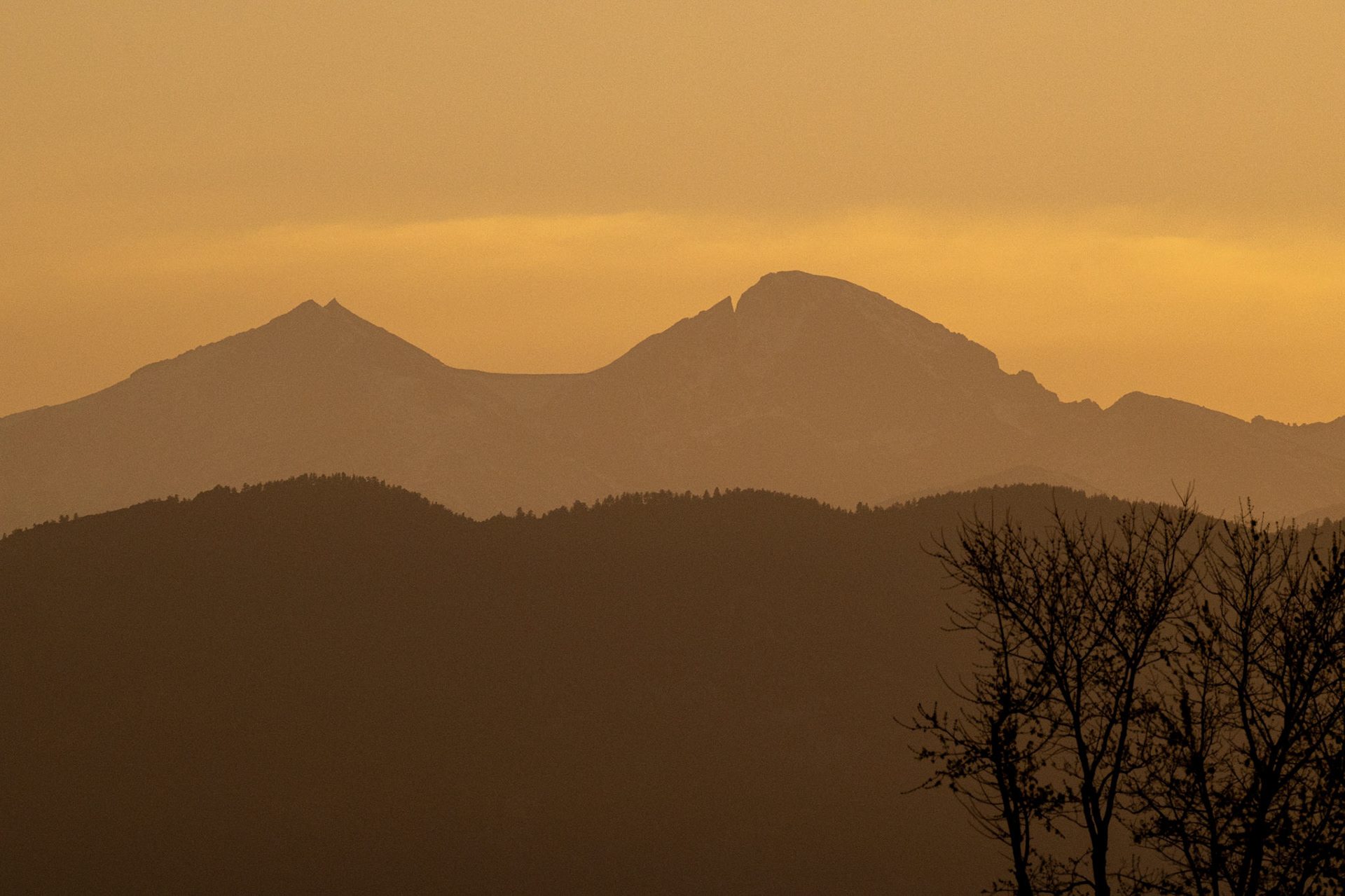 Longs and Meeker Sunset