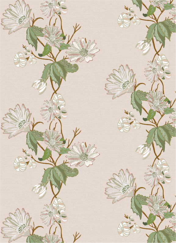 26012A Trailing Blooms