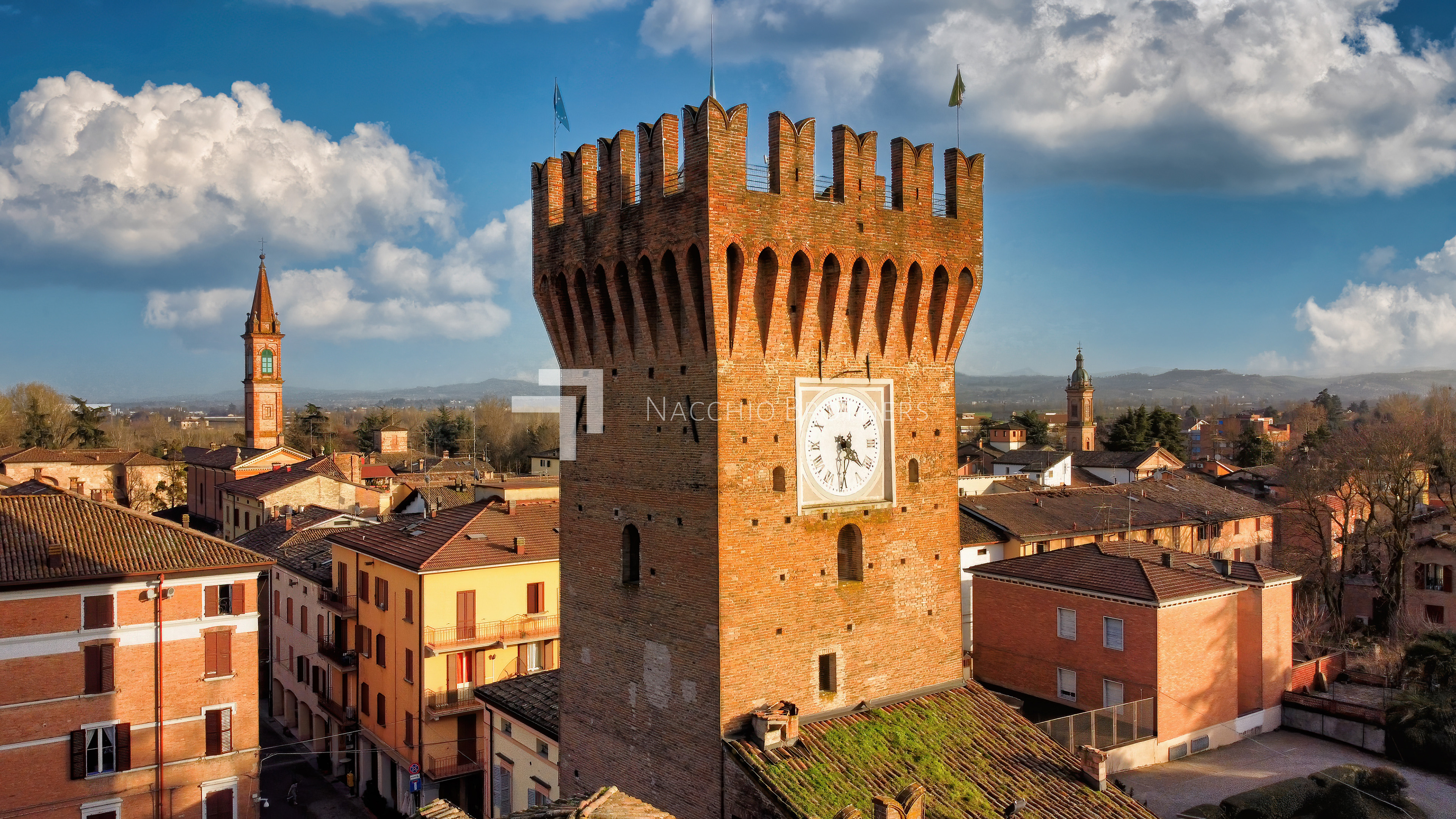 Riprese aeree centri storici - Spilamberto
