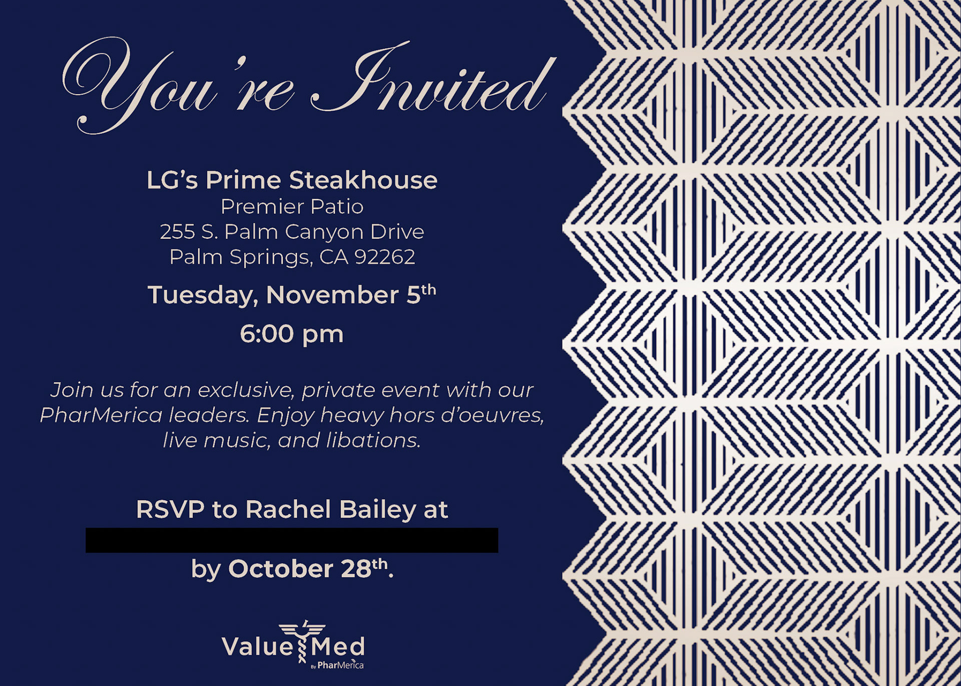Event Postcard Invitation