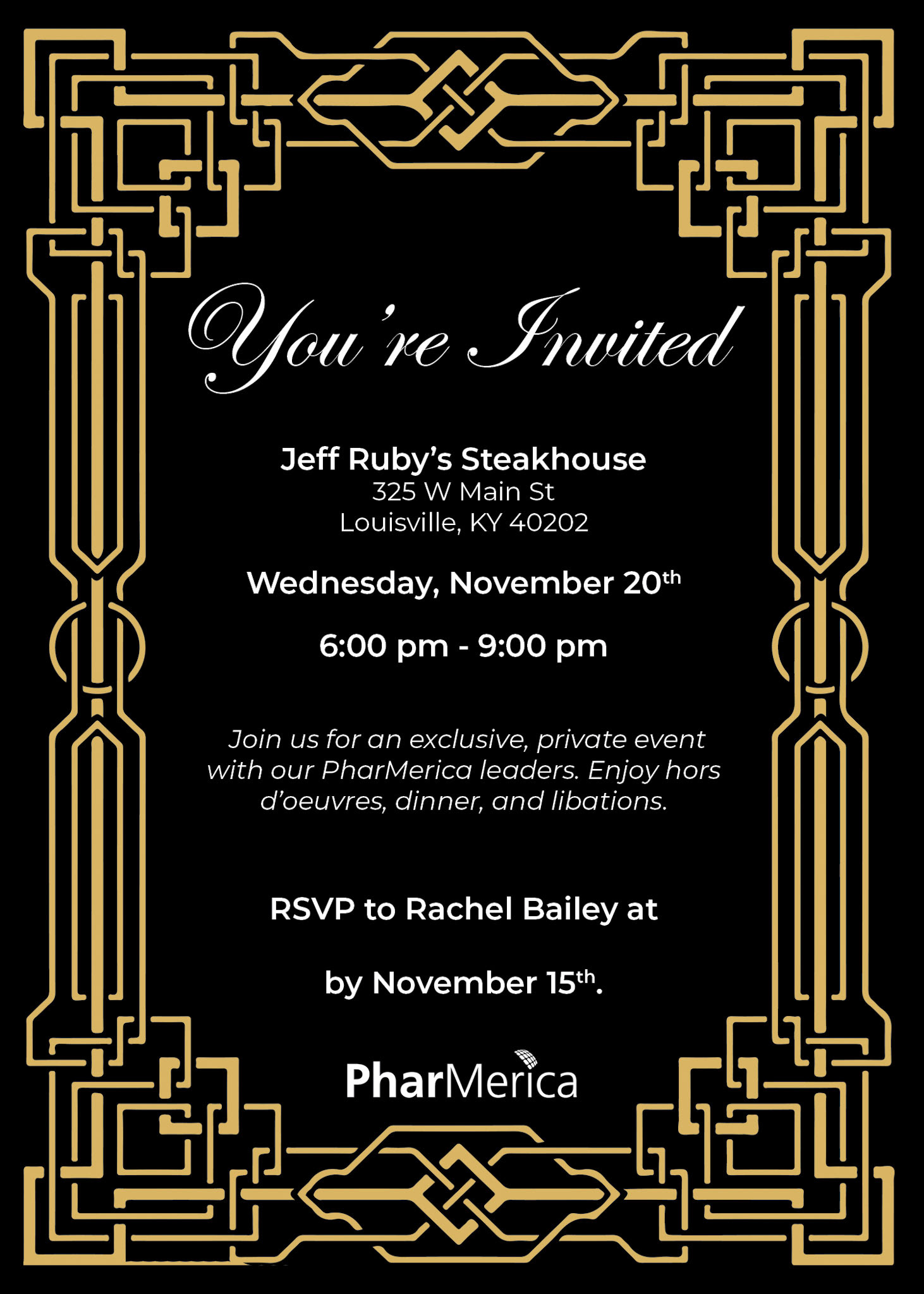 Event Postcard Invitation