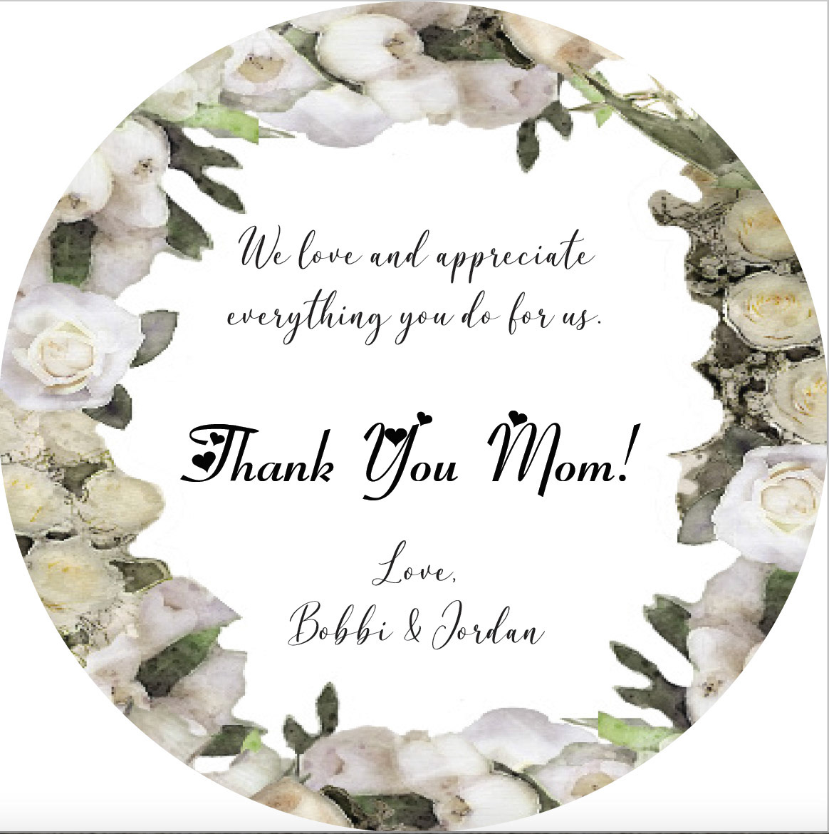 Candle Sticker for Mom