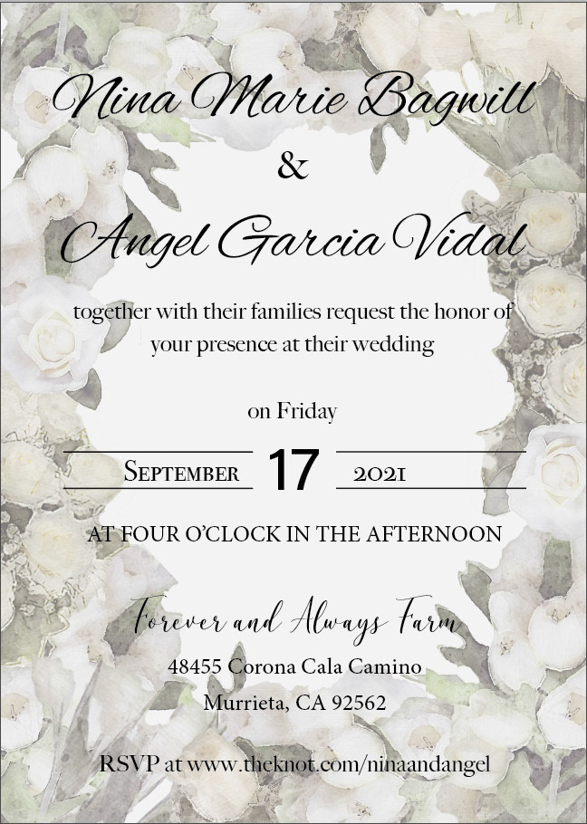 Wedding Invitation (digital render)