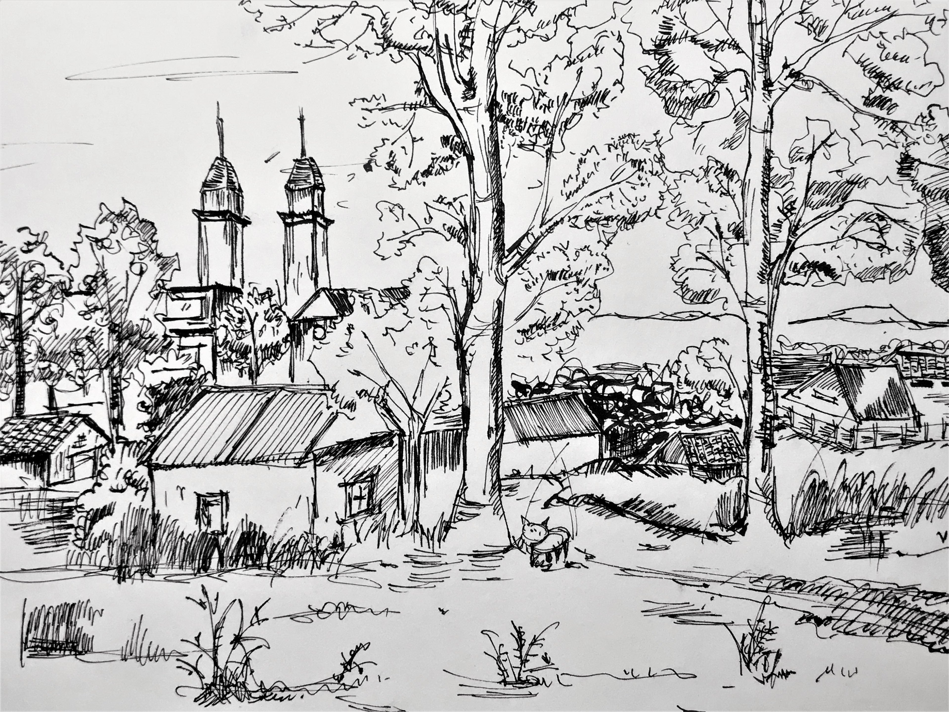 Pen Sketch | September 2014 | Huzhou, China