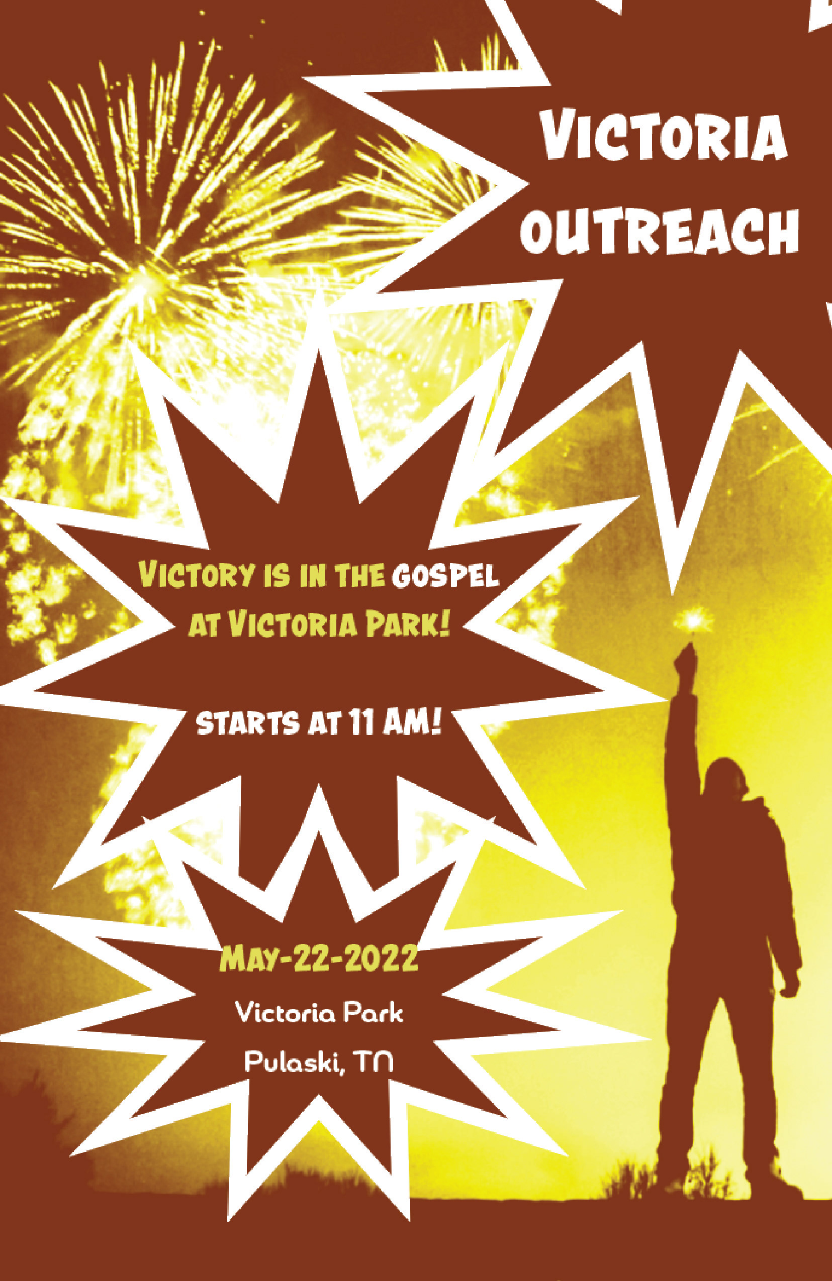 Flyer designed for my church