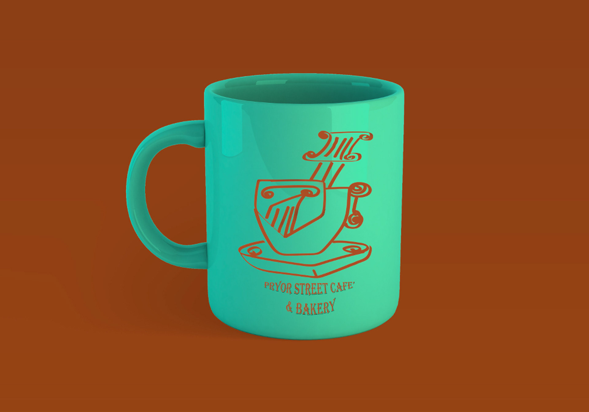 Mock-up for Cafe
