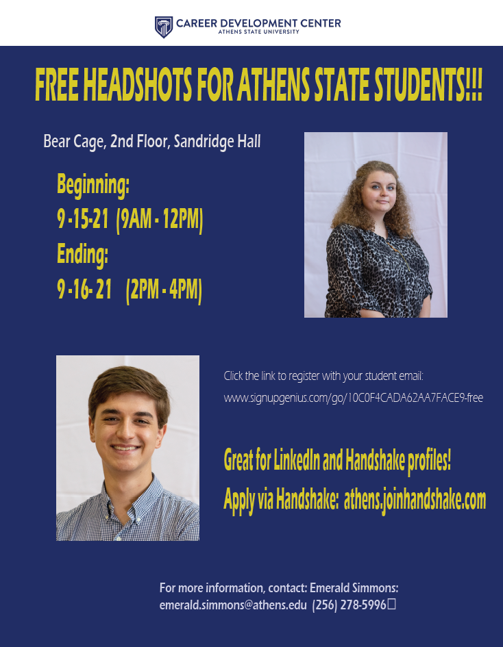Flyer Template for Athens State