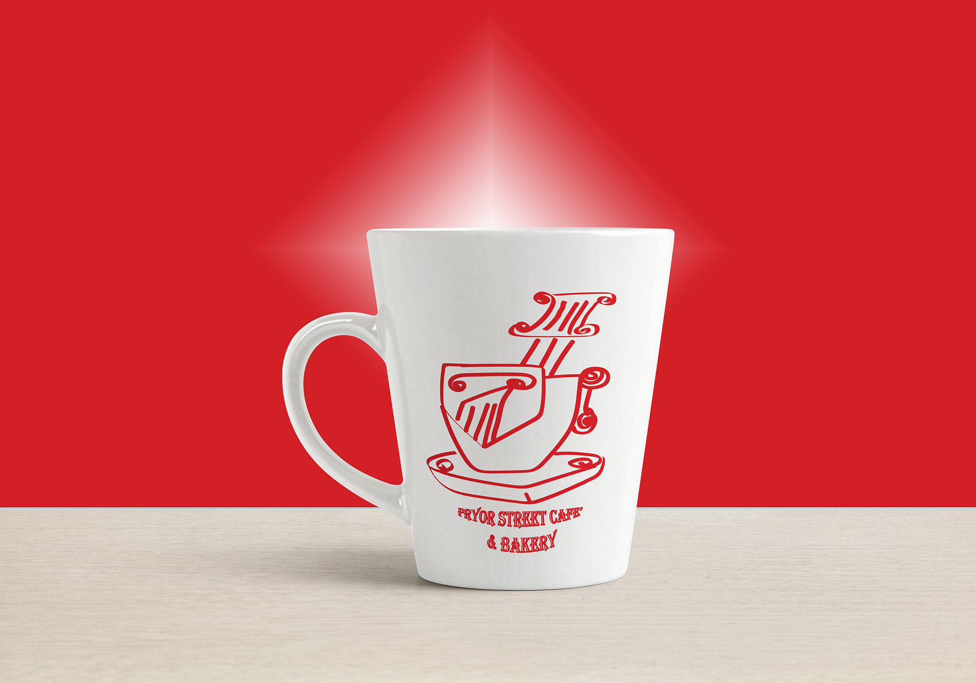 Mock-up for Cafe