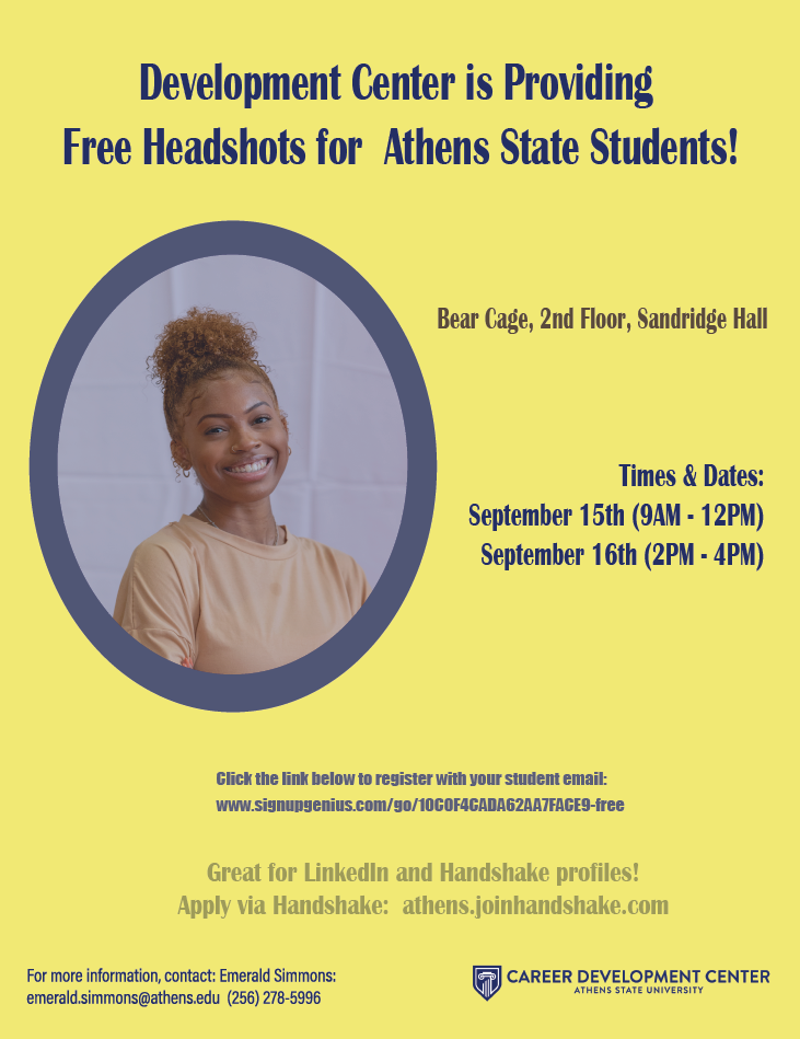 Flyer Template for Athens State