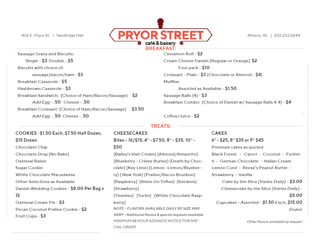 Pryor Street Cafe