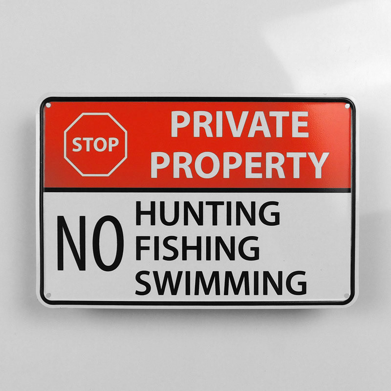 Private Property Sign
