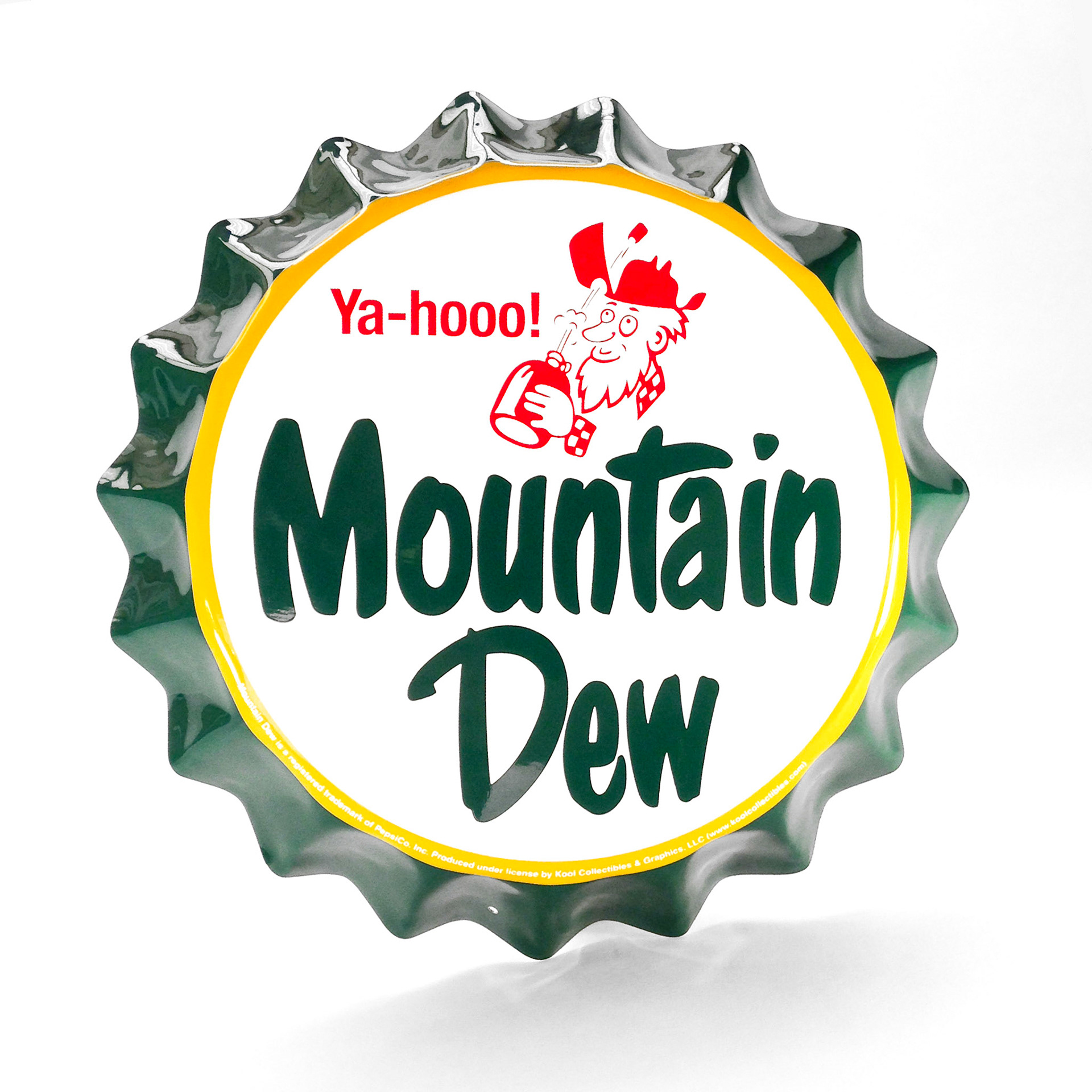 Mt. Dew Bottlecap Sign
