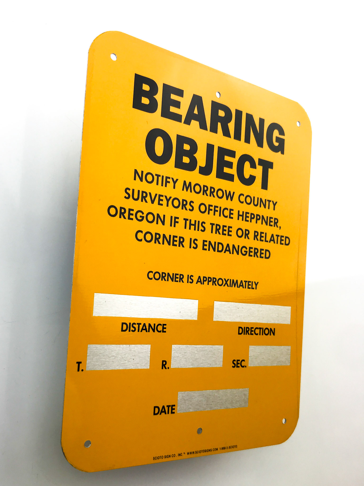 Bearing Object Sign