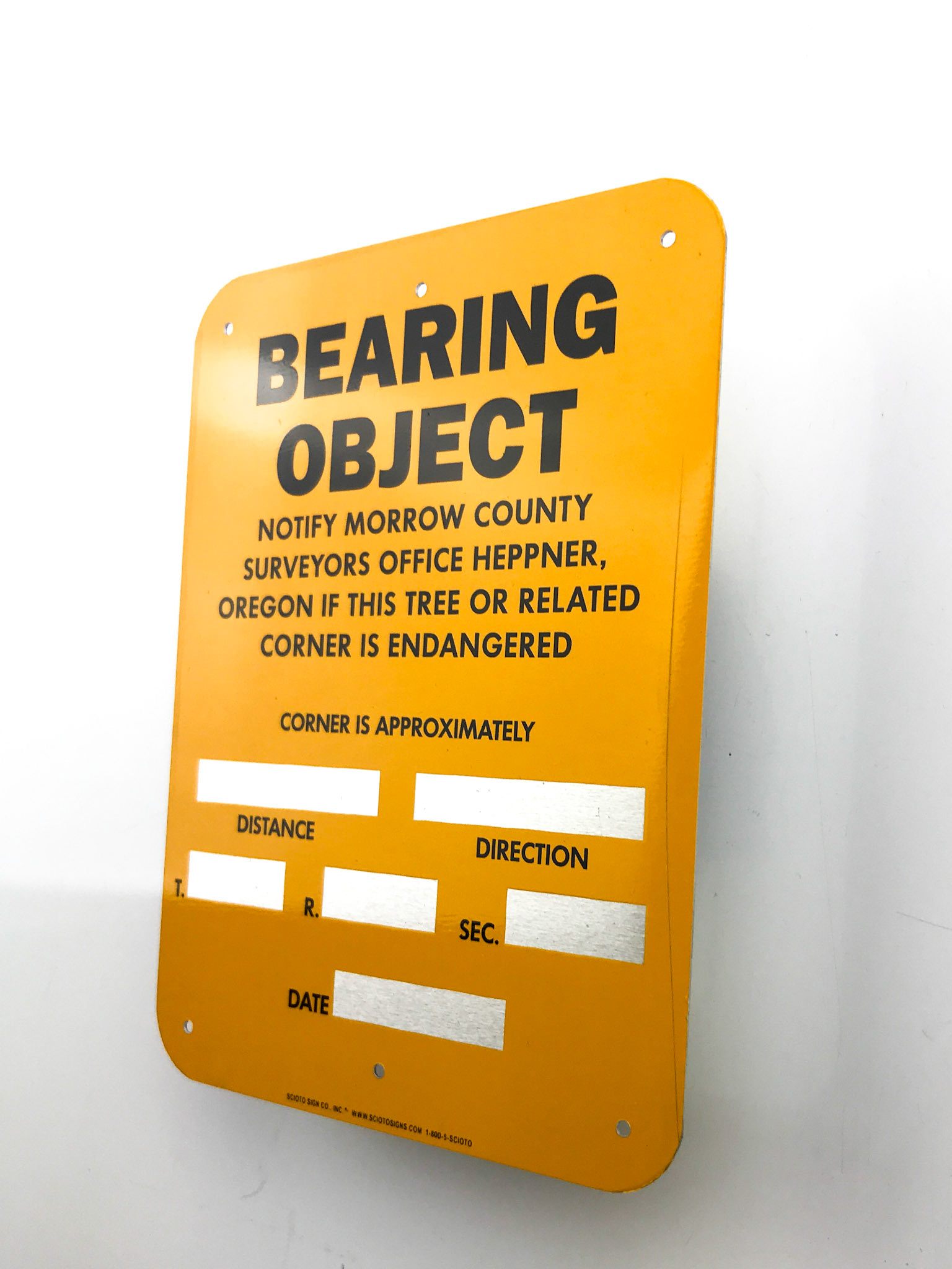 Bearing Object Sign