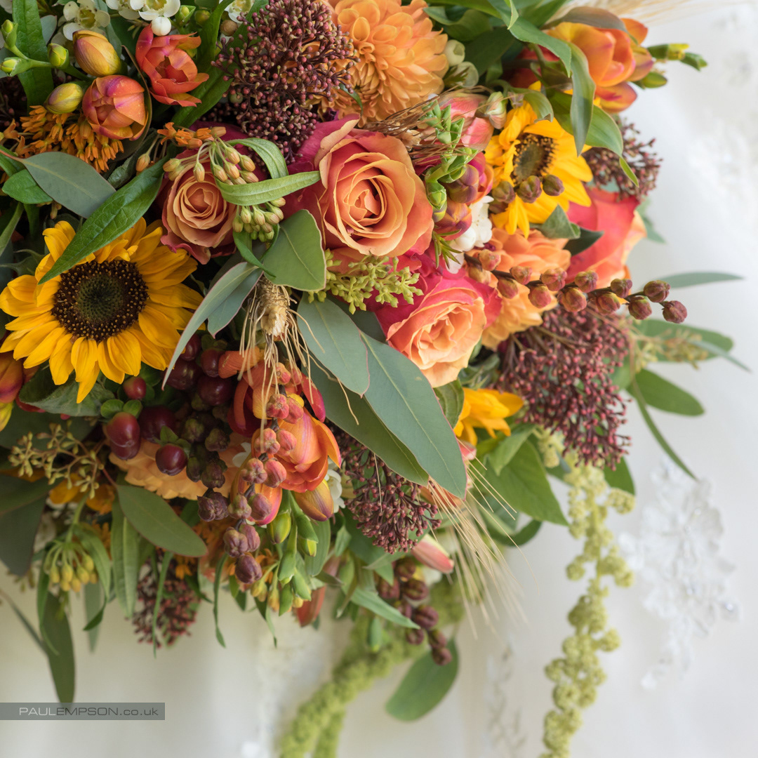 Whinstone View wedding autumnal bridal bouquet