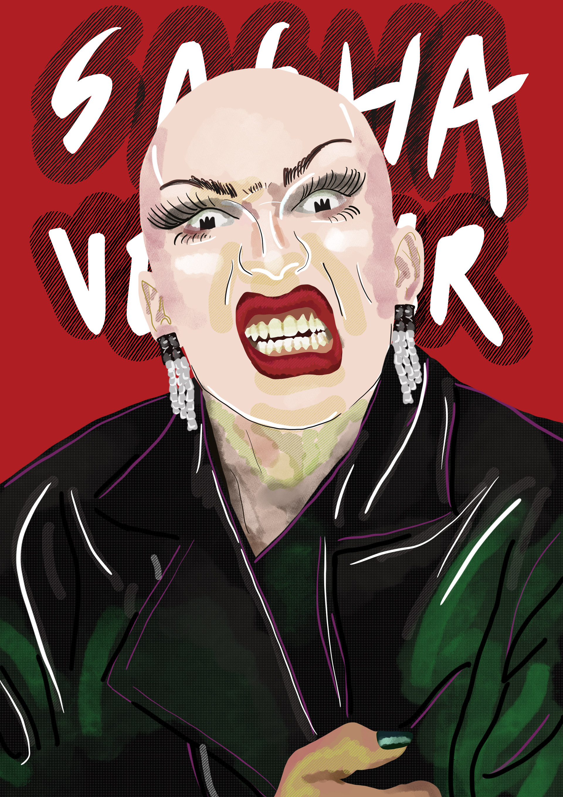 Digitale tekening: Sasha Velour