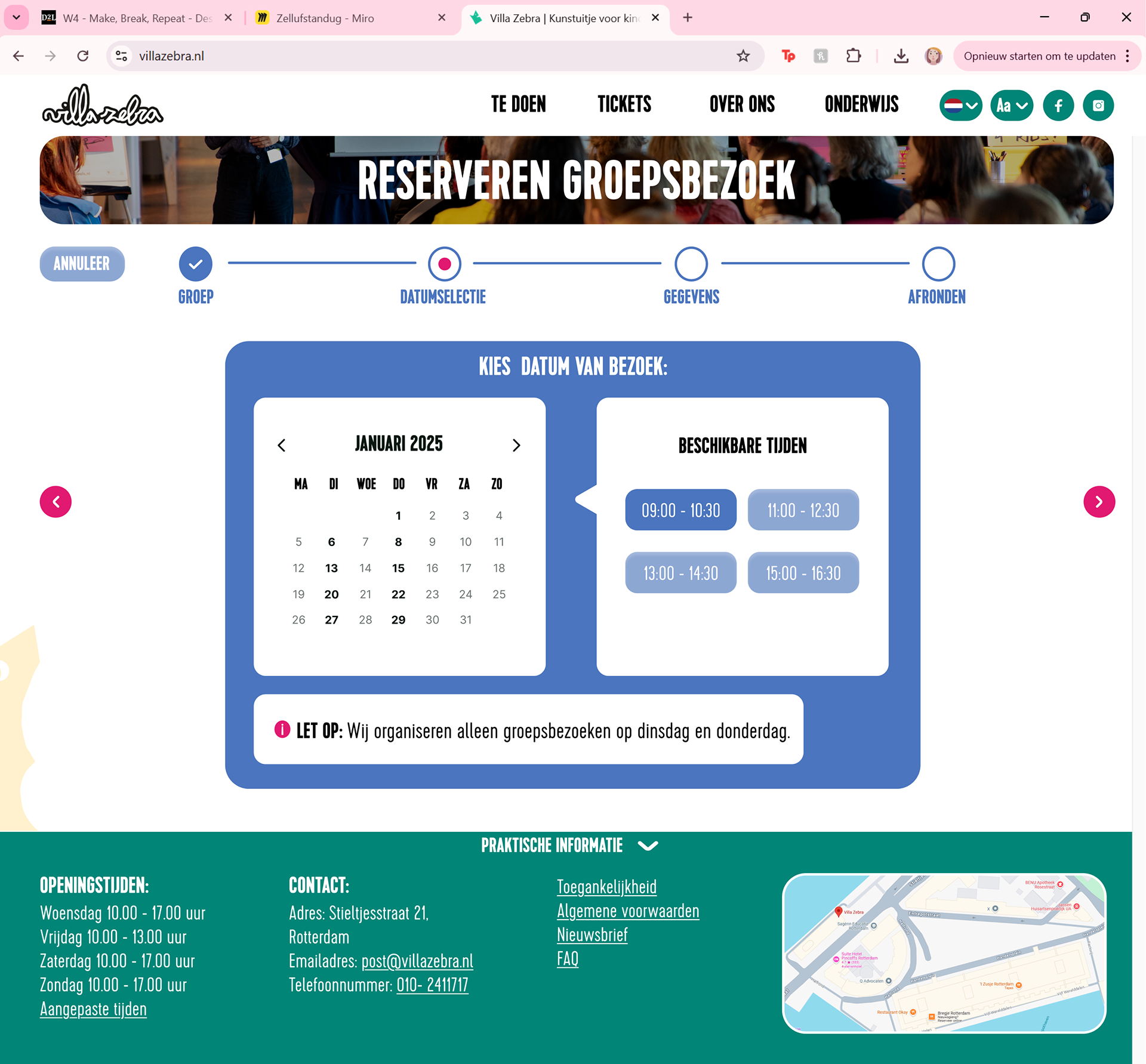 Ontwerp Boekingssysteem
