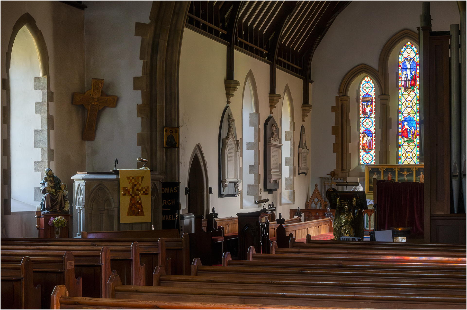 "Colin in the Church of St Thomas" by Simon Harding