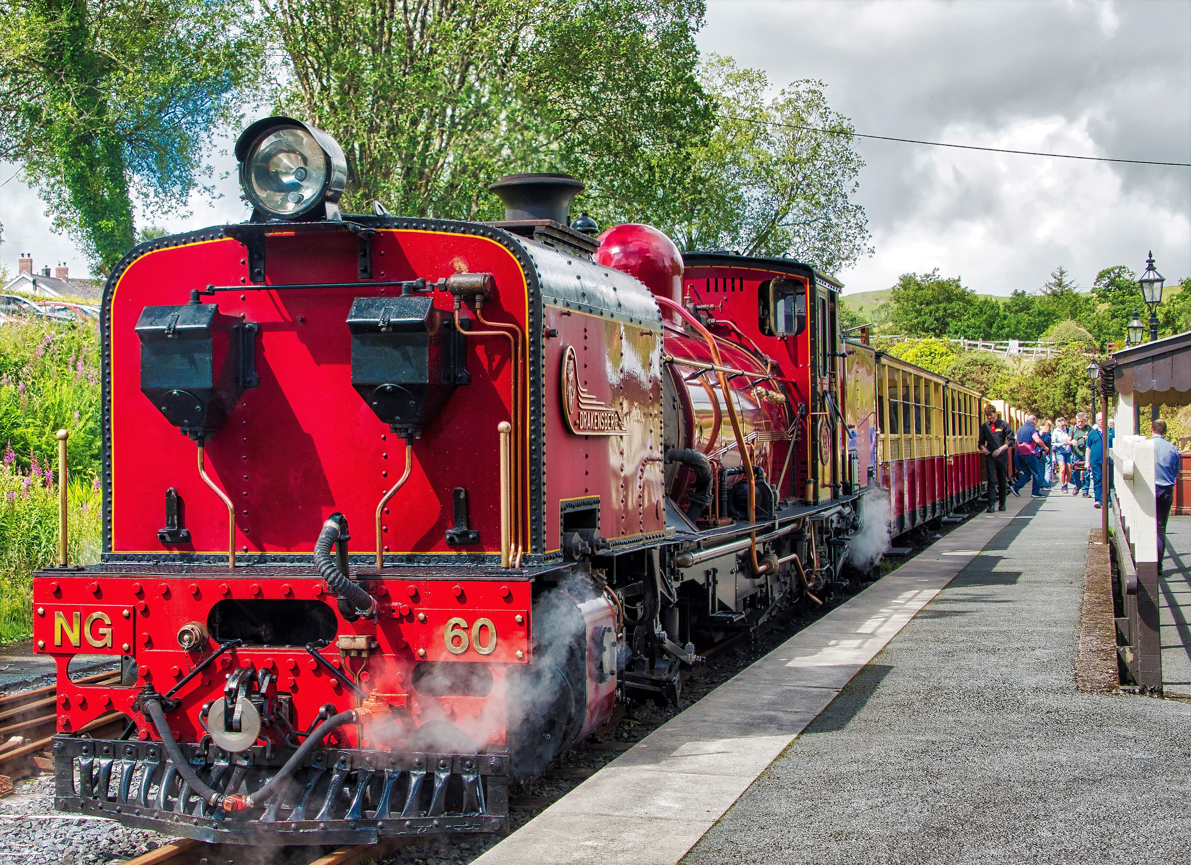 "The Train Arriving at Platform 17" by David Hough