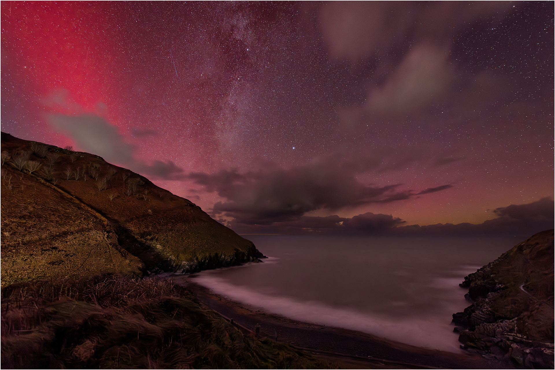 "Cwmtydu Cove, January 1st 2025"