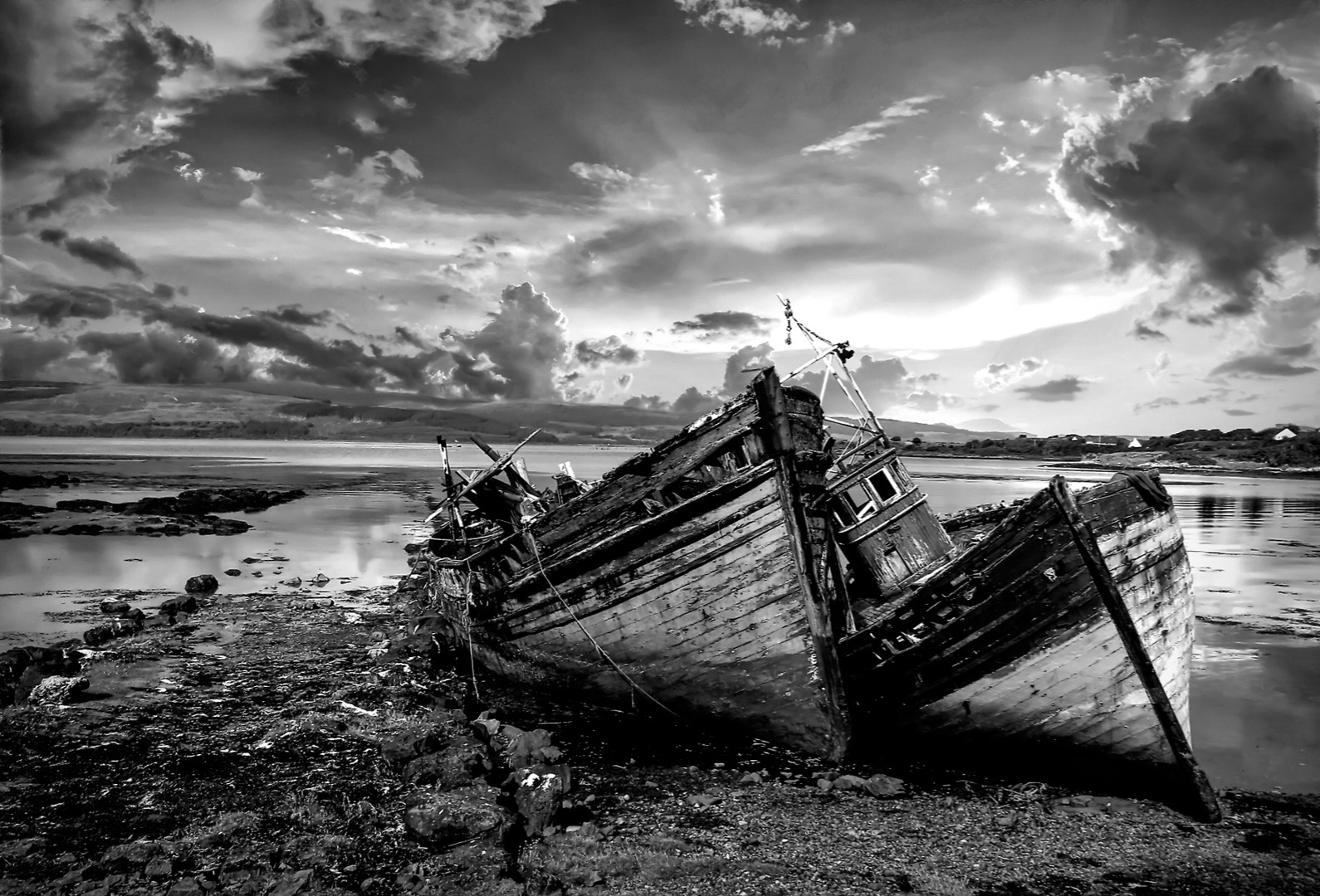 Ashore on Scottish Loch