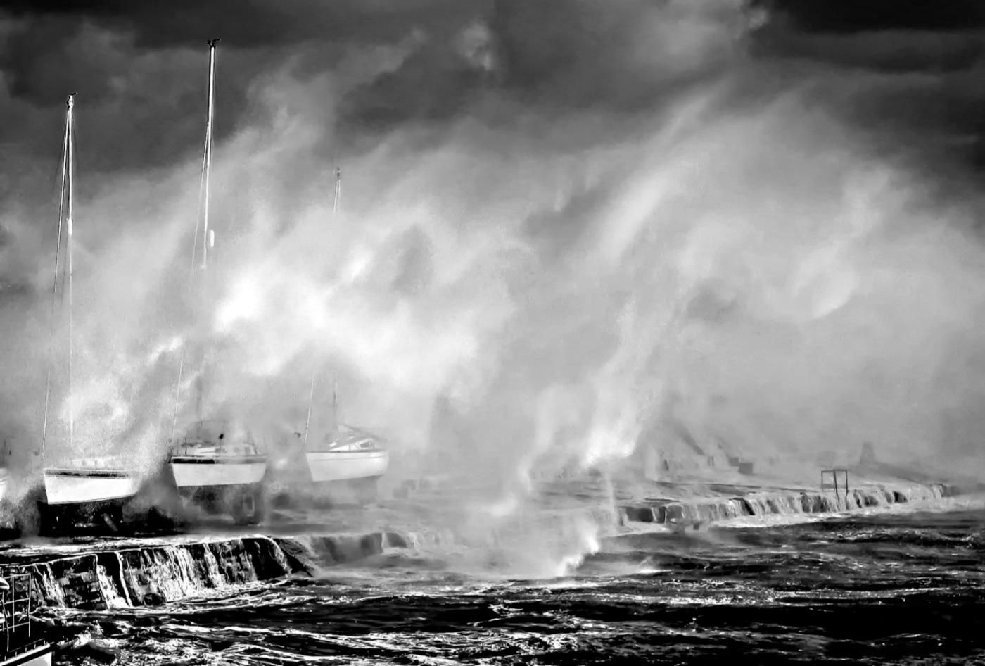 Storm at New Quay