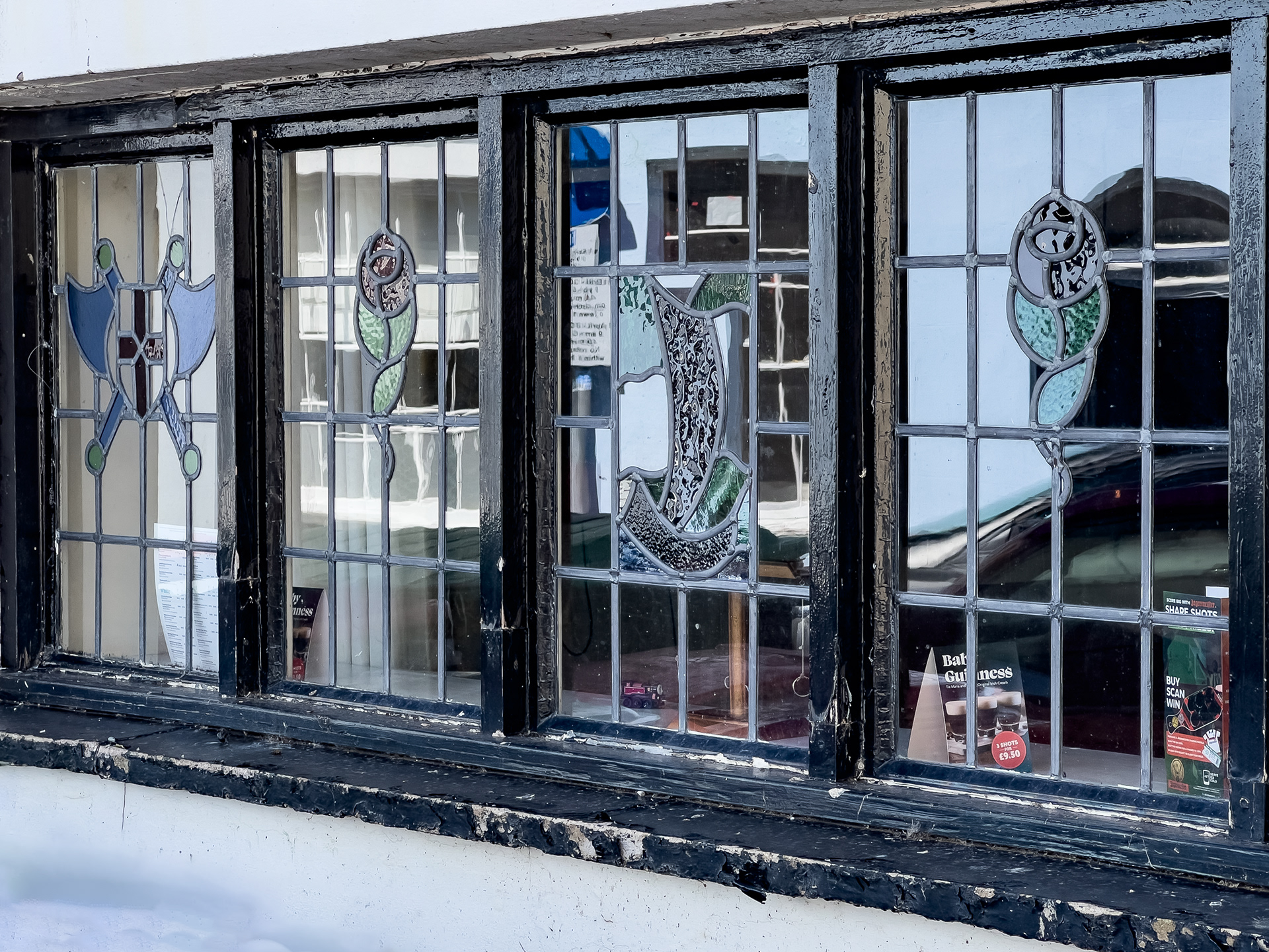 "Stained Glass Reflections" by Morlais Davies