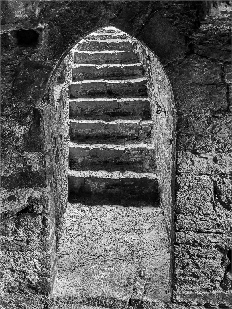 "Castle Stairway" by Morlais Davies