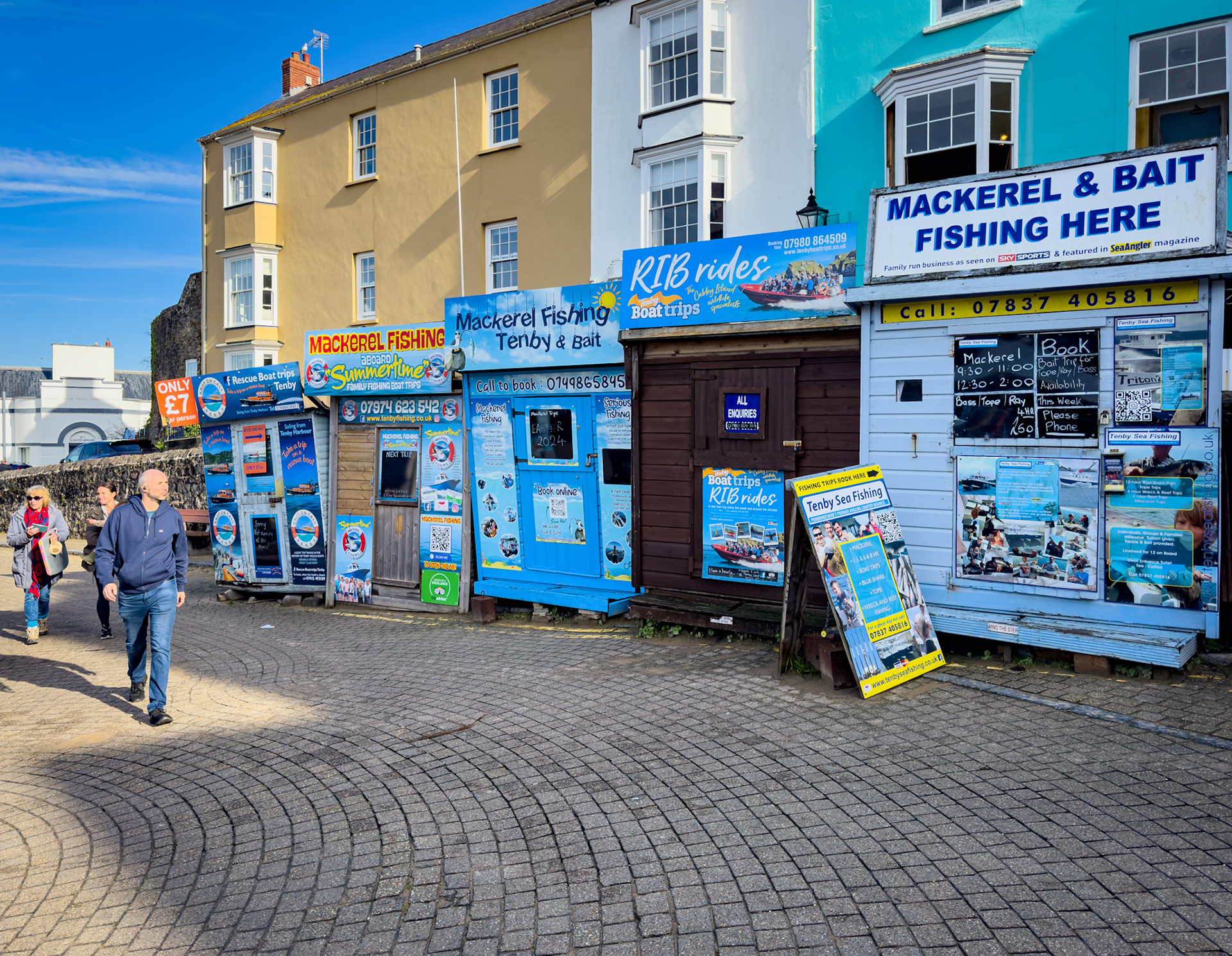"Tenby Harbour Shops" by Gareth Parry