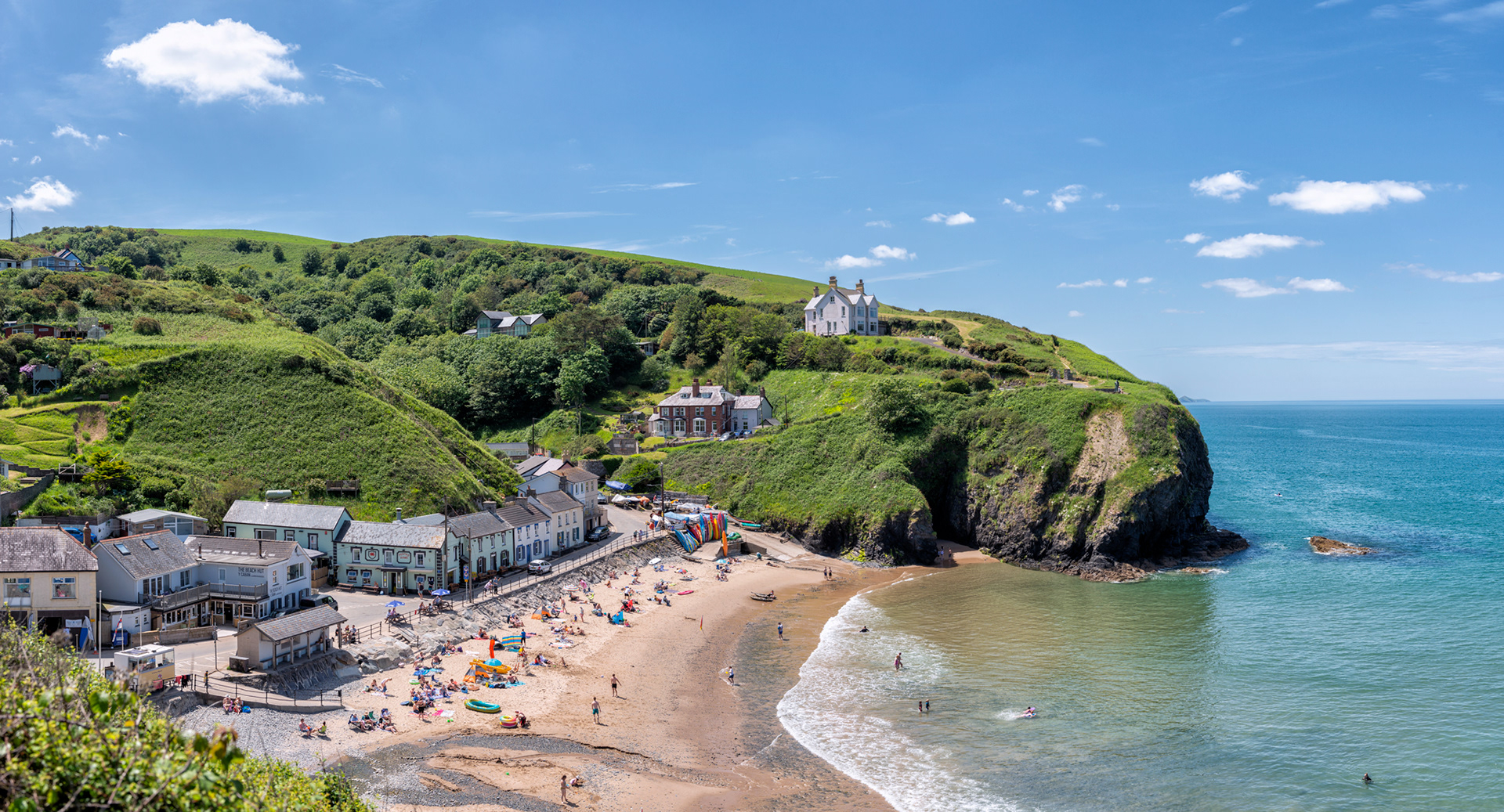 Llangrannog Beach