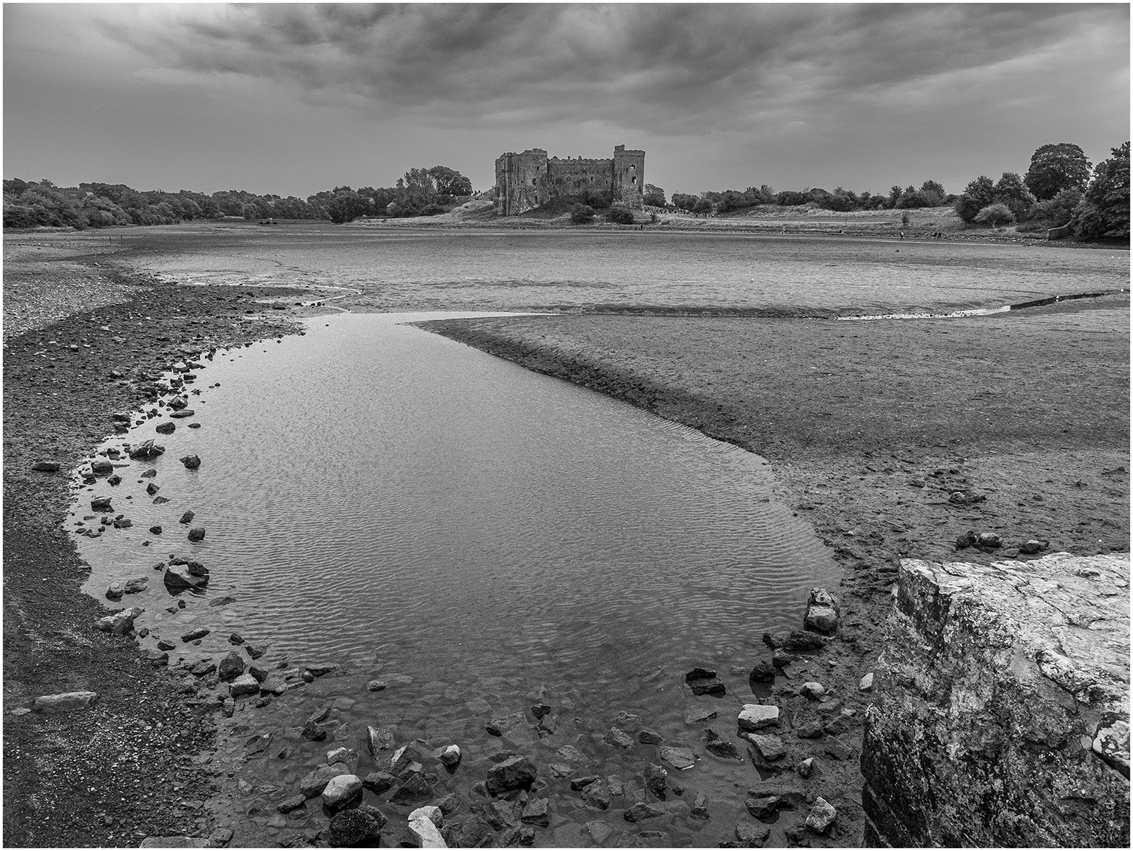 "Low tide at the mill pond" by Viv Evans