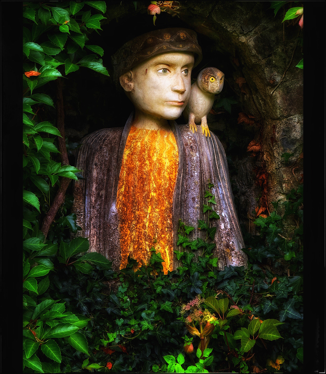 "Man with his Bird" by David Hough