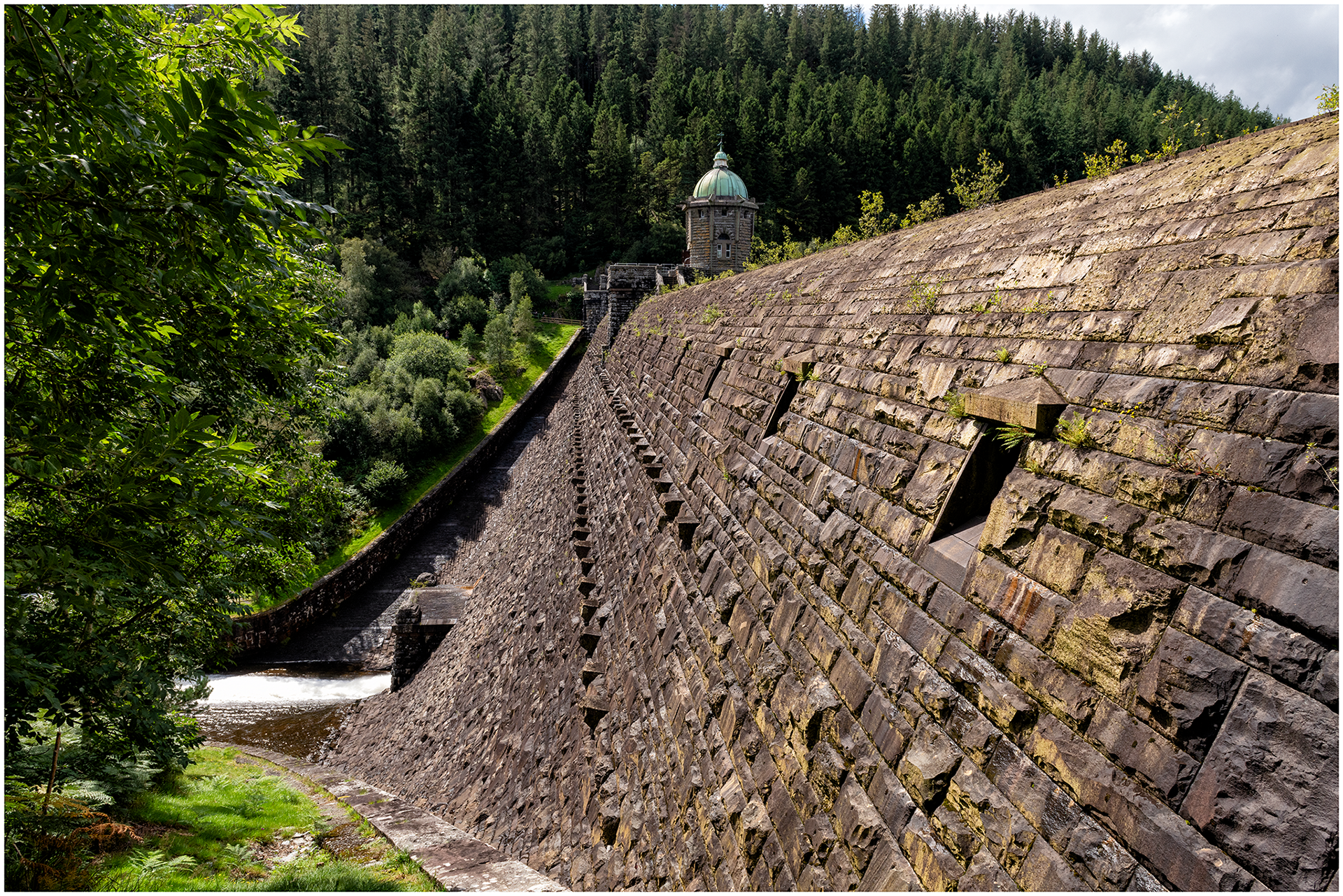"Pen y Garreg Dam Wall" by Simon Harding