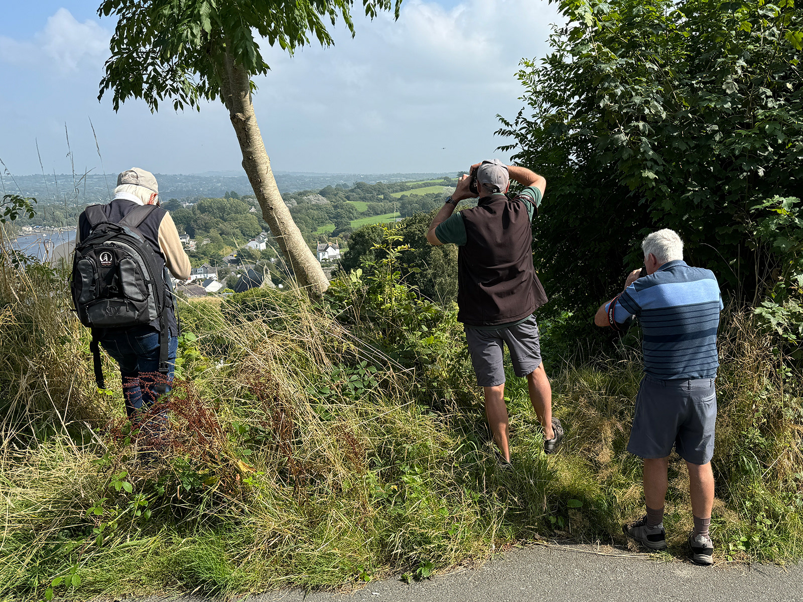 "Who's sunbathing down there?" (St Dogmaels trip)