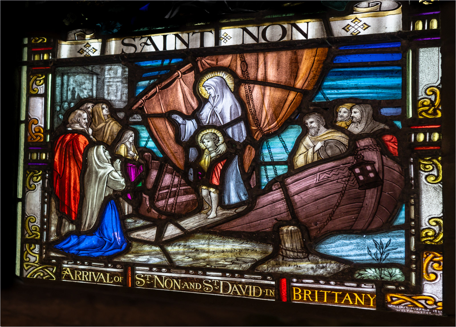 "Detail from the main window" by Anne Jones