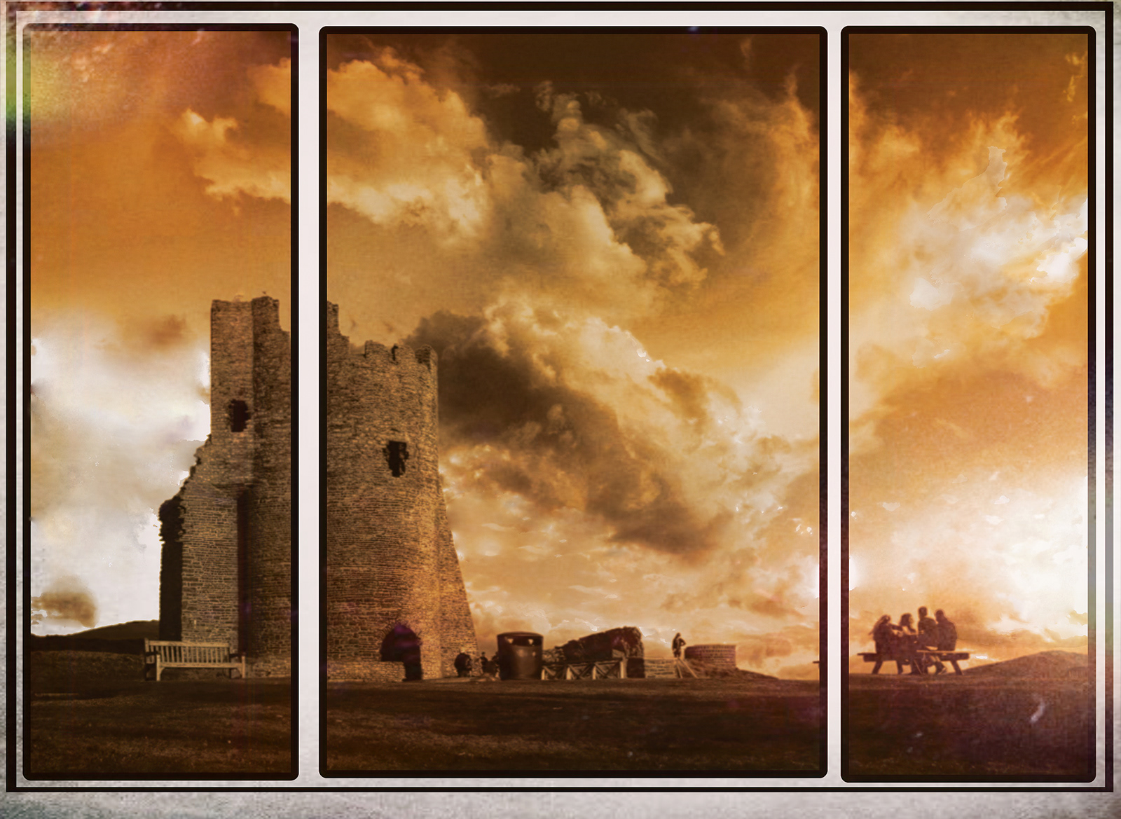 "Aberystwyth Castle" by Mike Jones. Awarded 16 points and placed 7th= by the judge, and 16.38 points and placed 5th by the club members