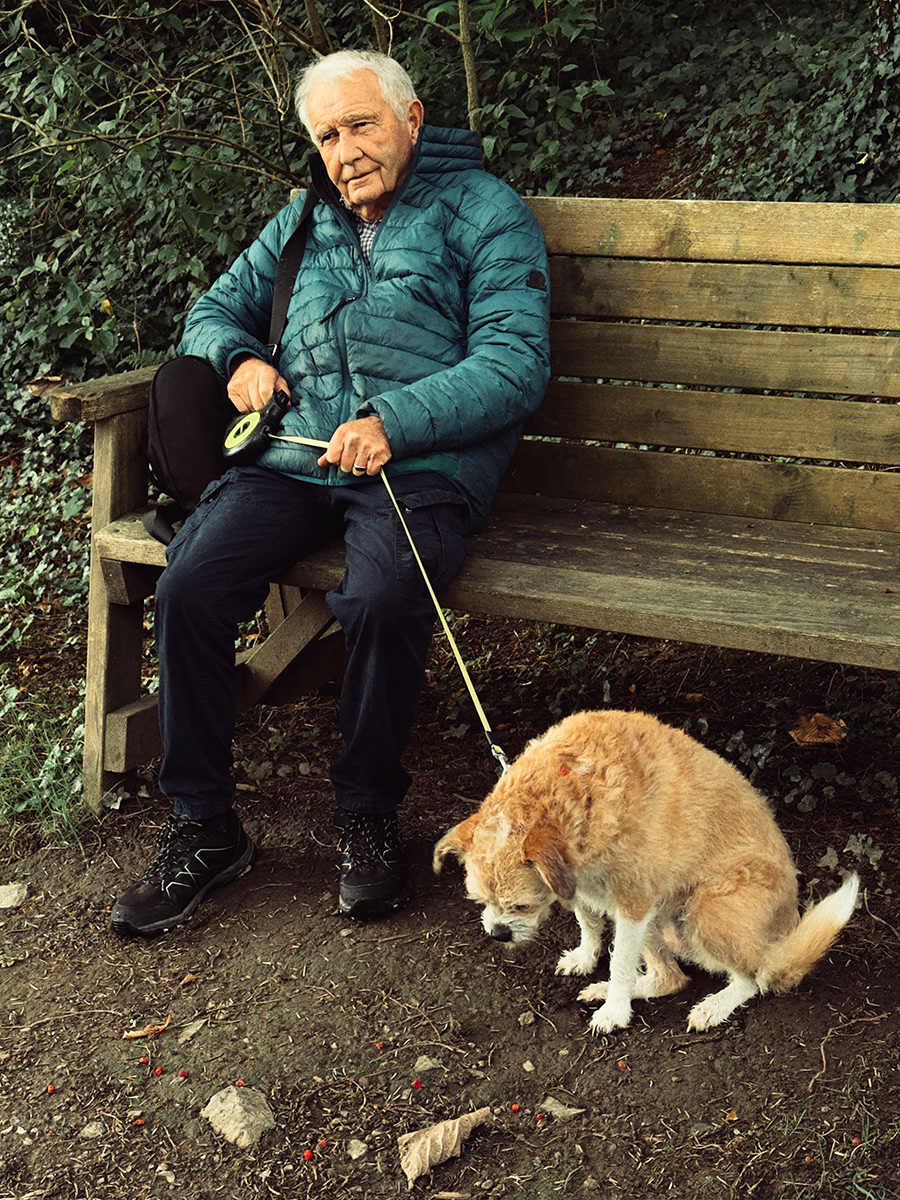 "Same Man and his Dog" by David Hough