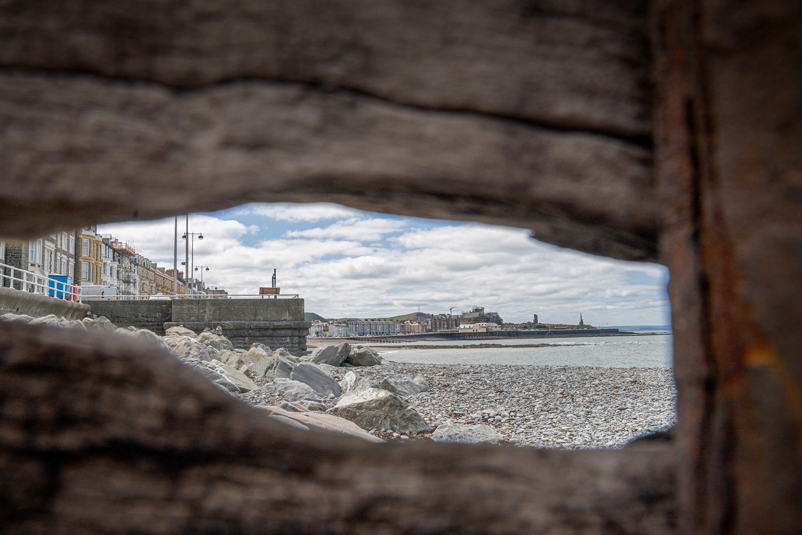 "Through the groyne" by Janet Evans