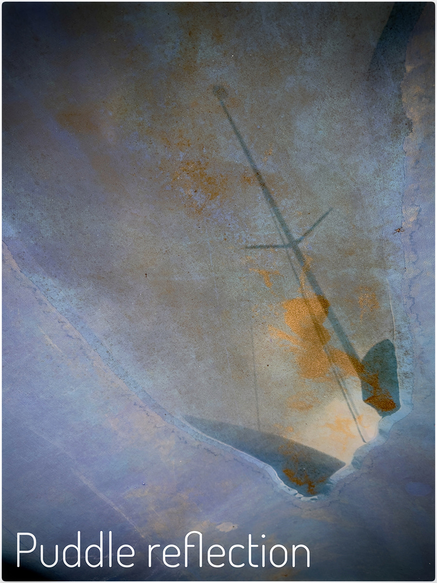 8. Puddle reflection