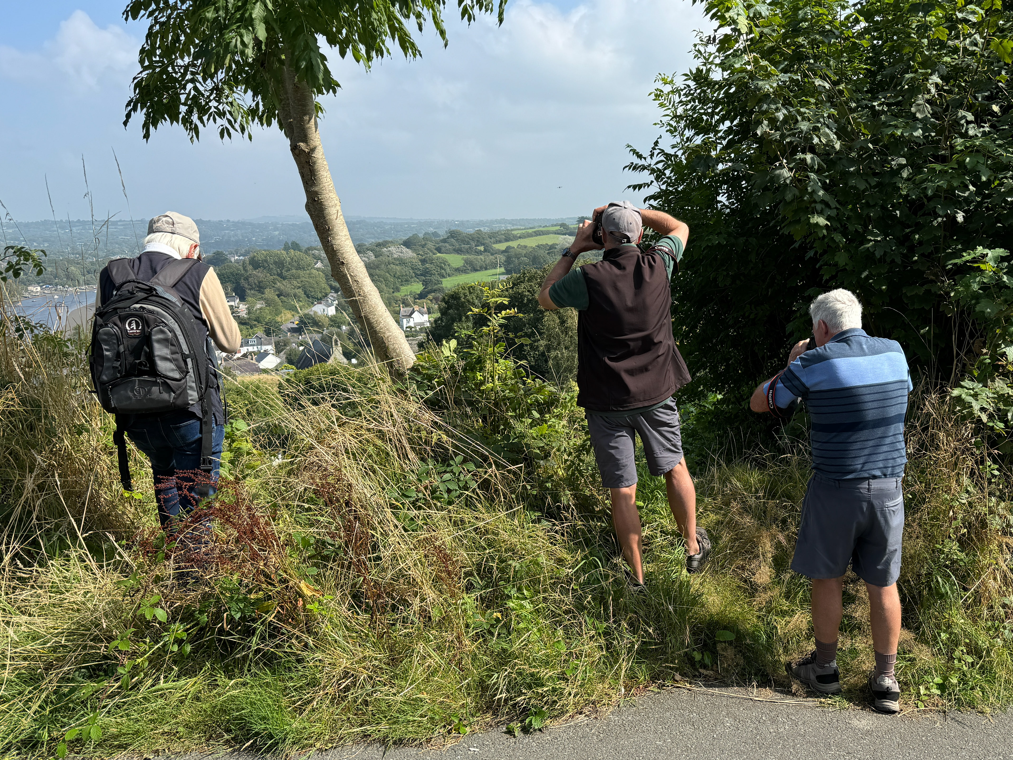 "Who's sunbathing down there?" by Morlais Davies