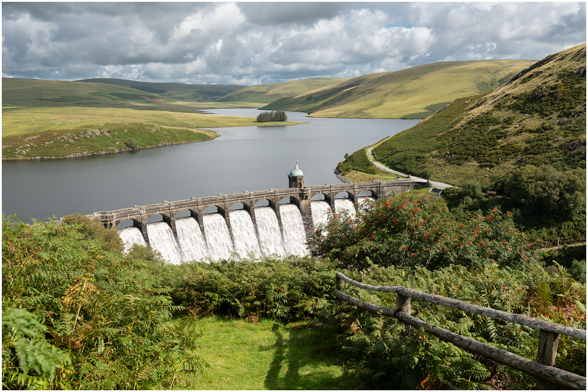 "Morning sun on Craig Goch from the 'Victorian Viewpoint' 2 " by Simon Harding