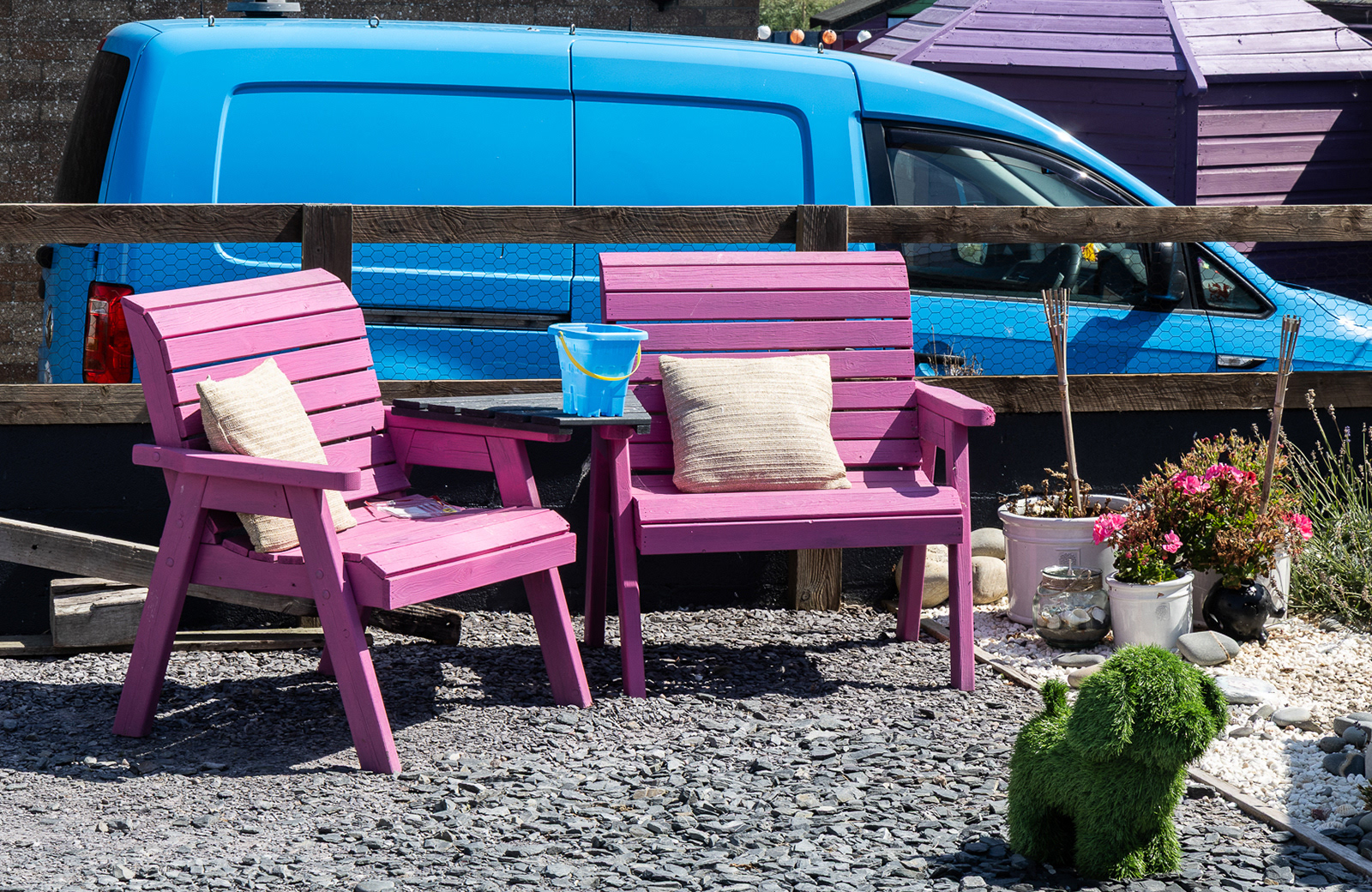 "Pink and Blue" by Morlais Davies